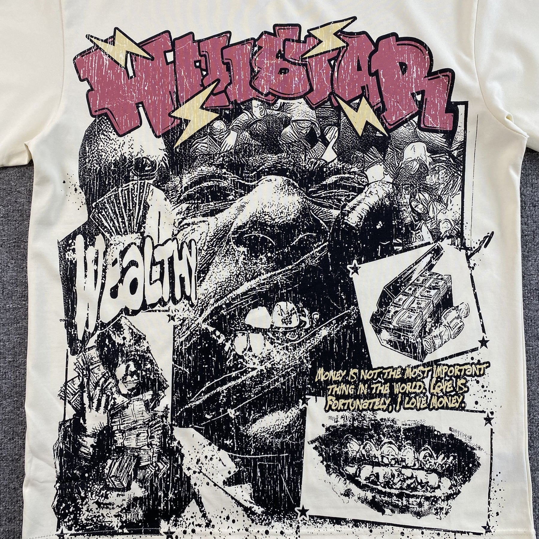 Camisa Hellstar “Money is not the most important thing in the world, love is. Fortunately, I love money"