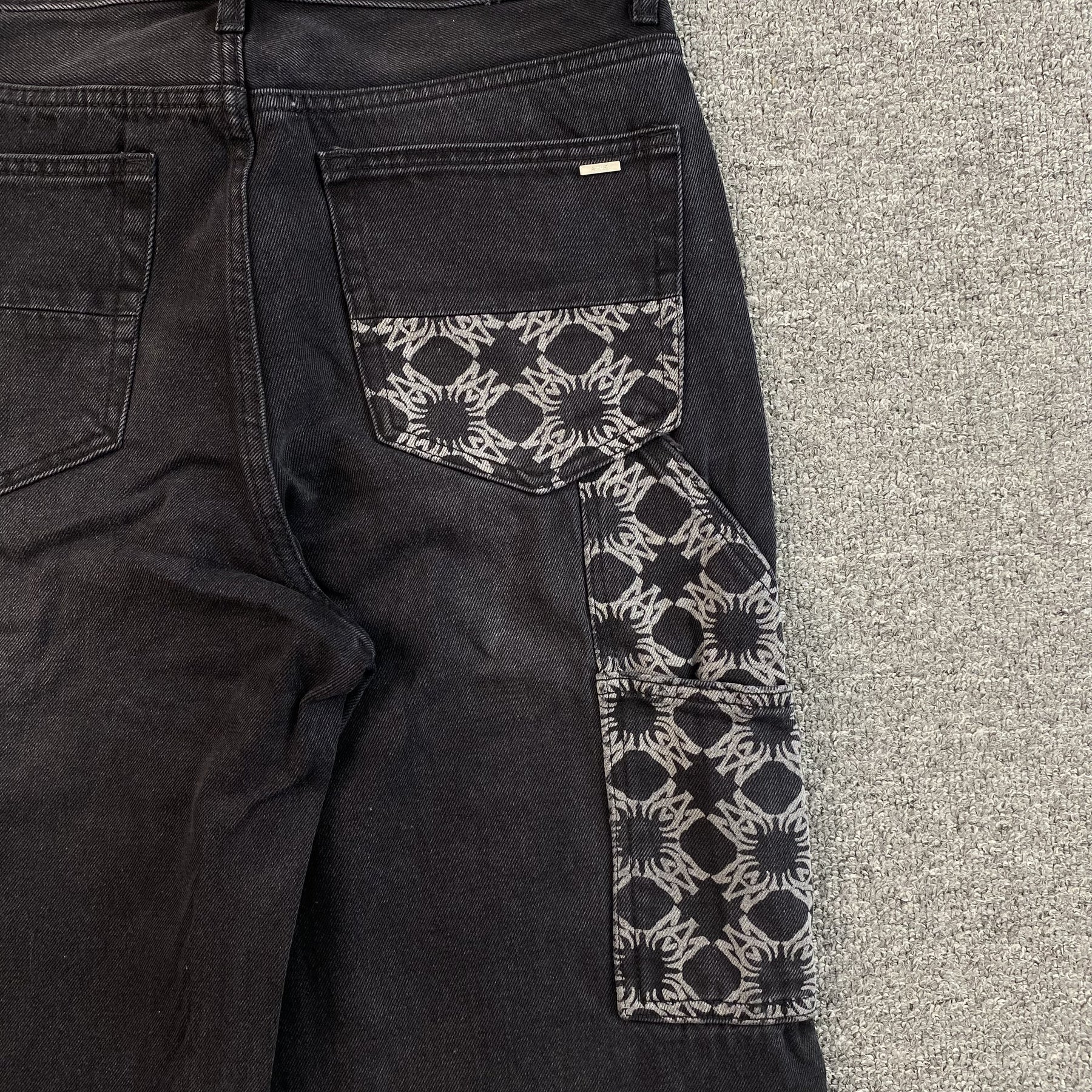 Calça Amiri “Quad Studded” ( Preta )