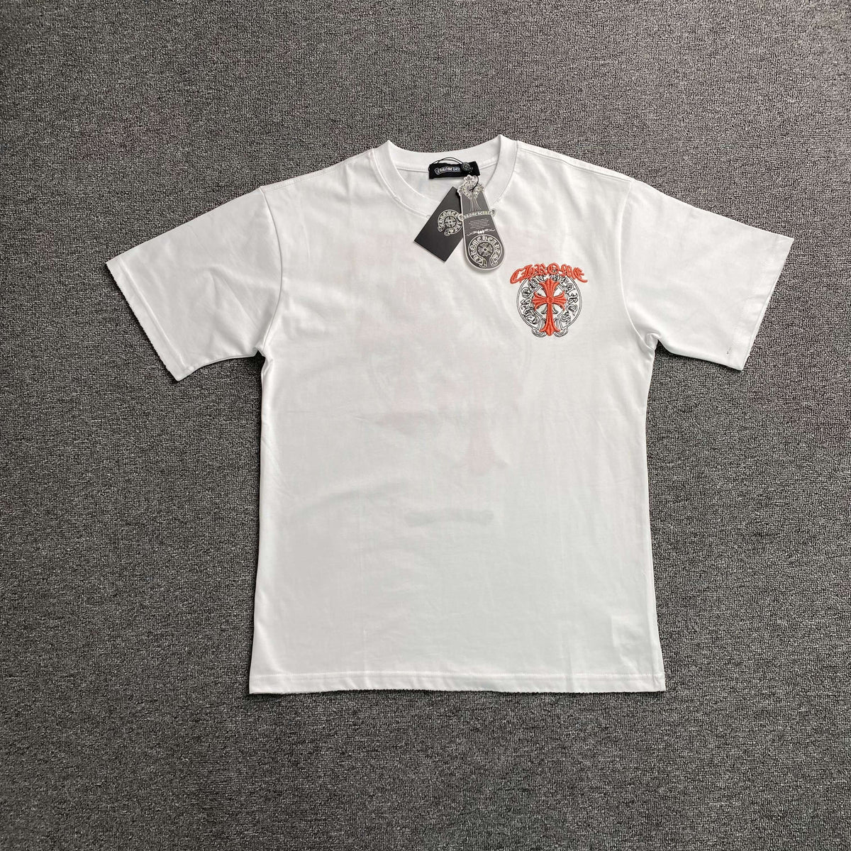 Camisa Chrome Hearts “Double Cross” ( Branca )