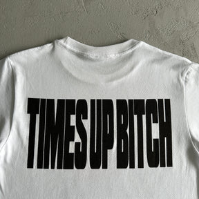 Camisa Corteiz “Times Up Bitch” ( Branca )