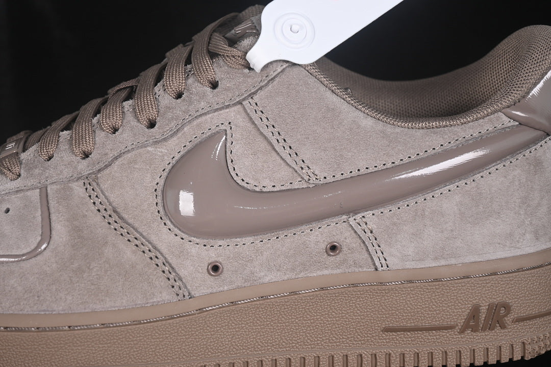 Air force 1 “Suede Glossy Mink Brown”