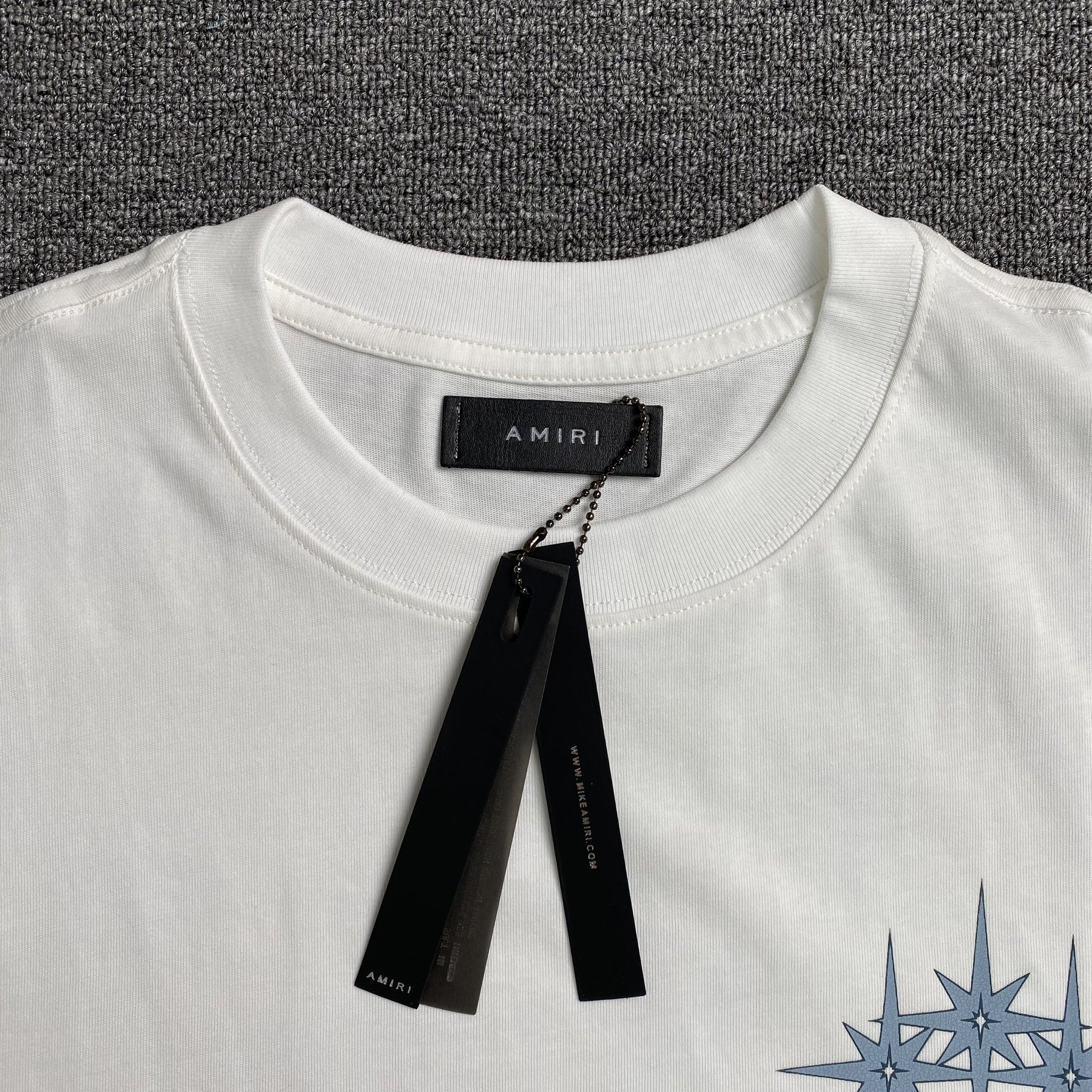 Camisa Amiri “Triple Star” ( Branca )