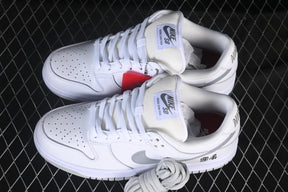 Dunk x Supreme “White Metallic Silver”