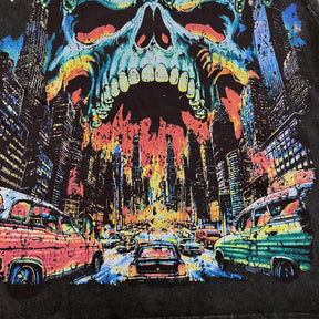 Camisa Majestik “Skull and City”