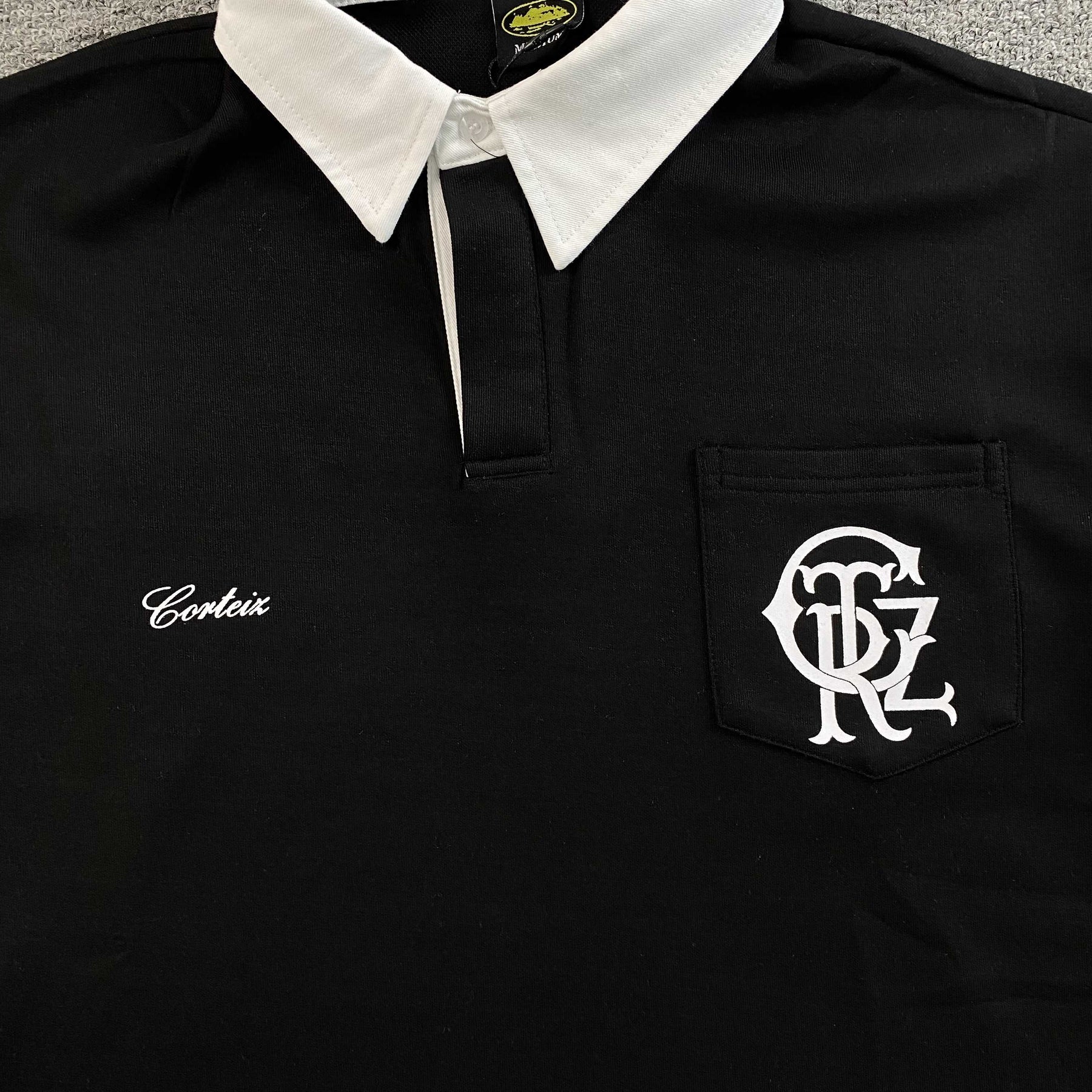 Camisa Corteiz “Rugby Polo” ( Preta )