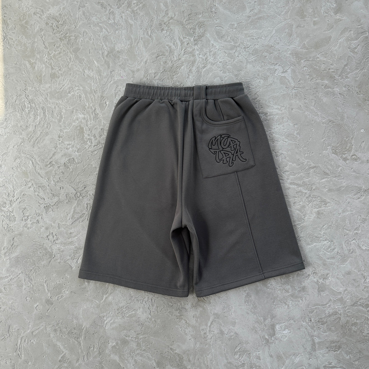 Shorts Mertra “Embroidered” ( Cinza Escuro )