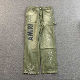 Calça Amiri “Army Stencil”