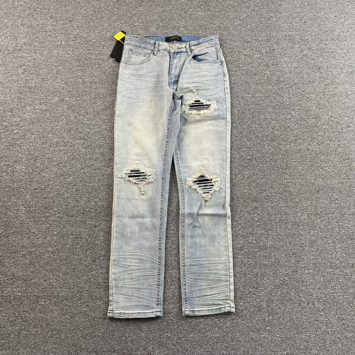 Calça Amiri “MX1 Destroyed Bandana”