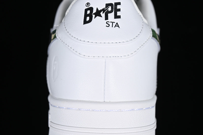 BAPE STA “White ABC Camo Green”