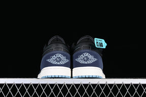 Air Jordan 1 Low "Black Dark Obsidian Snakeskin”