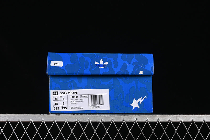 Adidas Superstar x BAPE “Blue White”