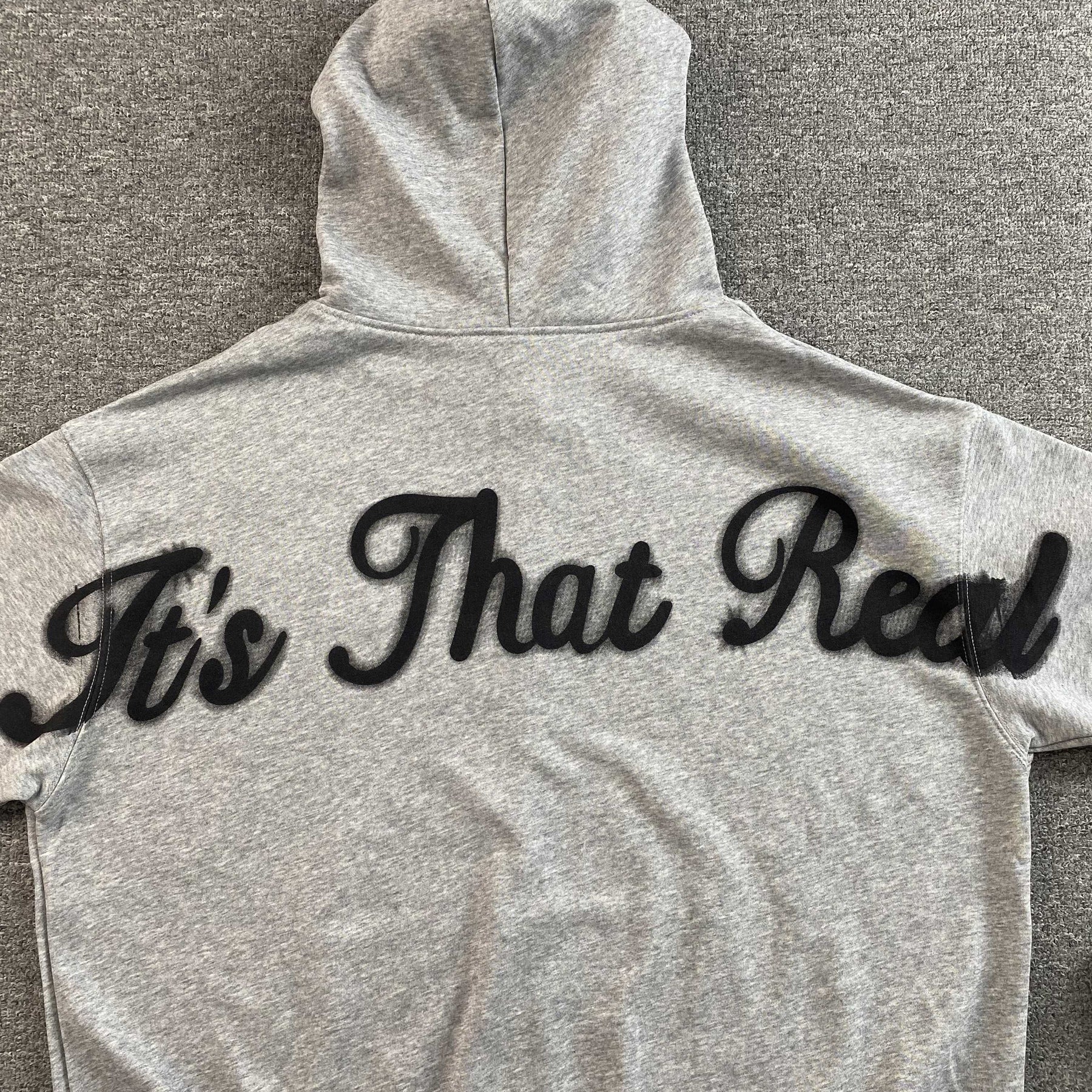 Moletom Corteiz “It's That Real” ( Cinza )