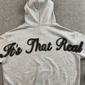 Moletom Corteiz “It's That Real” ( Cinza )