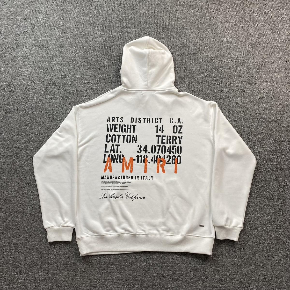Moletom Amiri “Military Specs” ( Branco )