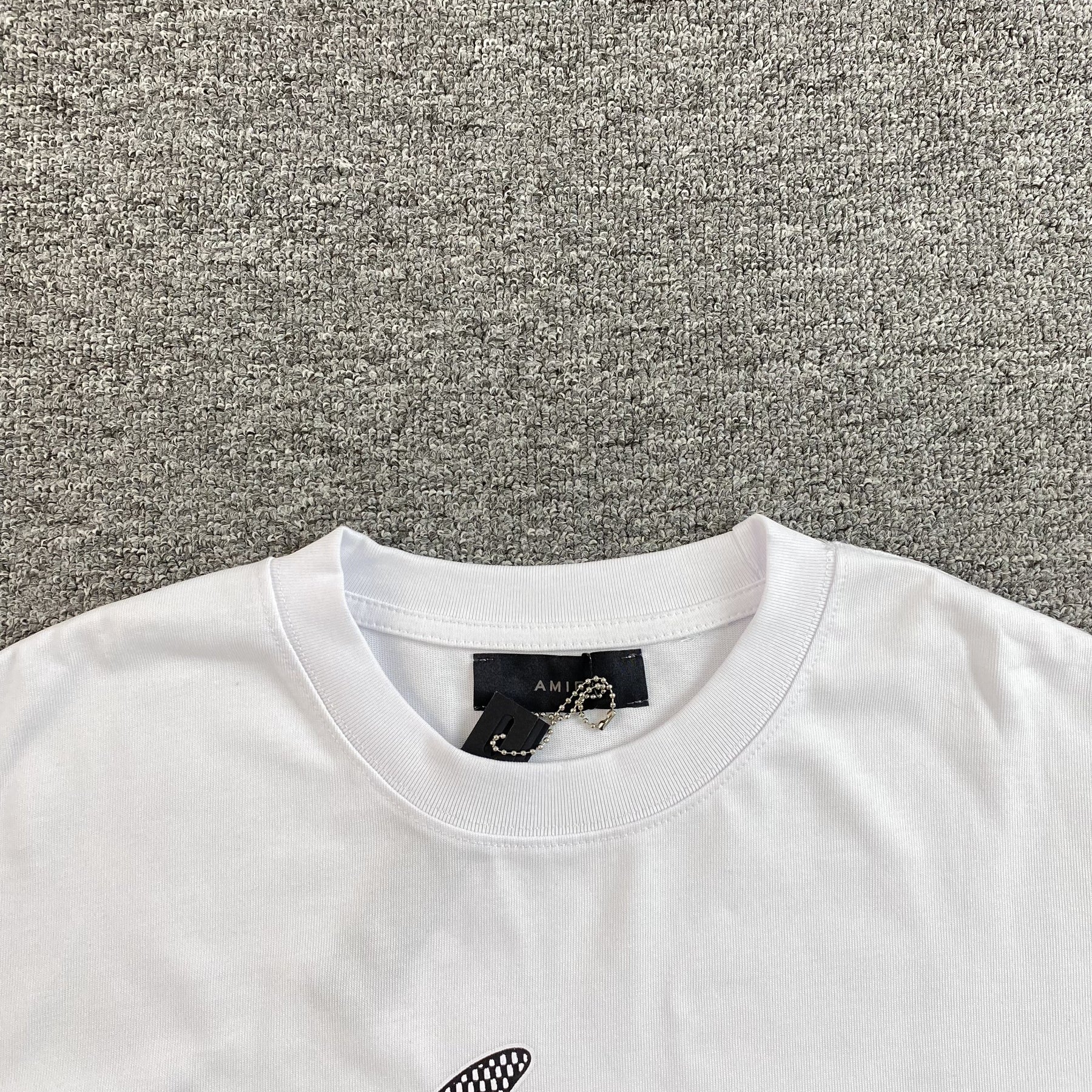 Camisa Amiri “Black Graphic” ( Branca )