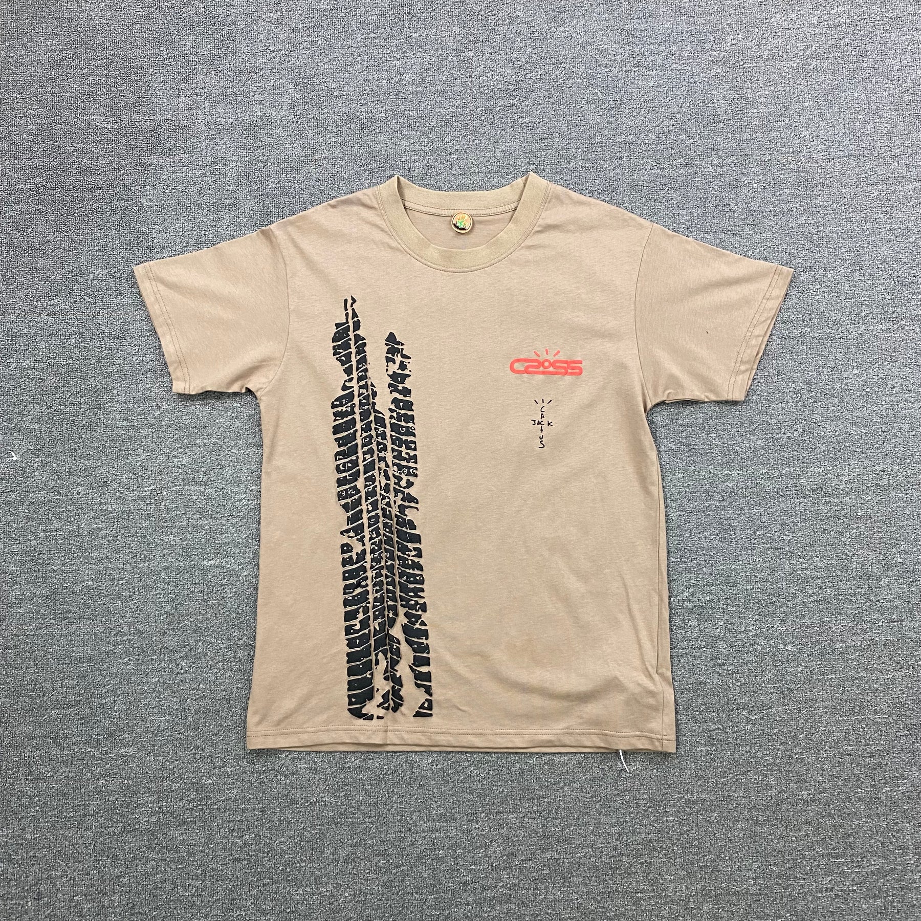 Camisa Cactus Jack “RaceTrack” ( Bege )