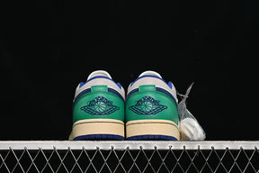 Air Jordan 1 Low “Low Sail Stadium Green Neutral Grey Deep Royal Blue”