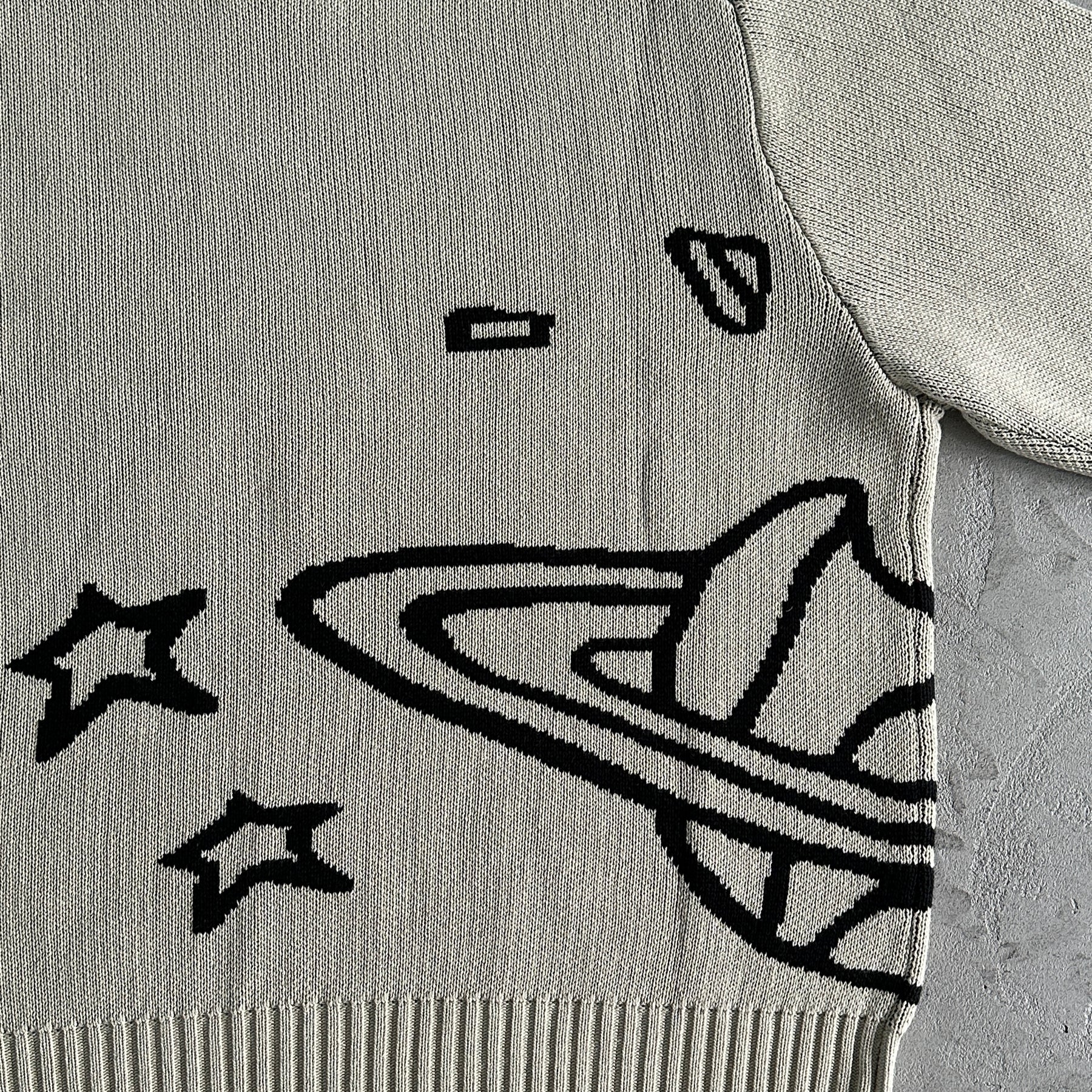 Sueter Broken Planet “Knit sweater forest” ( Branco )