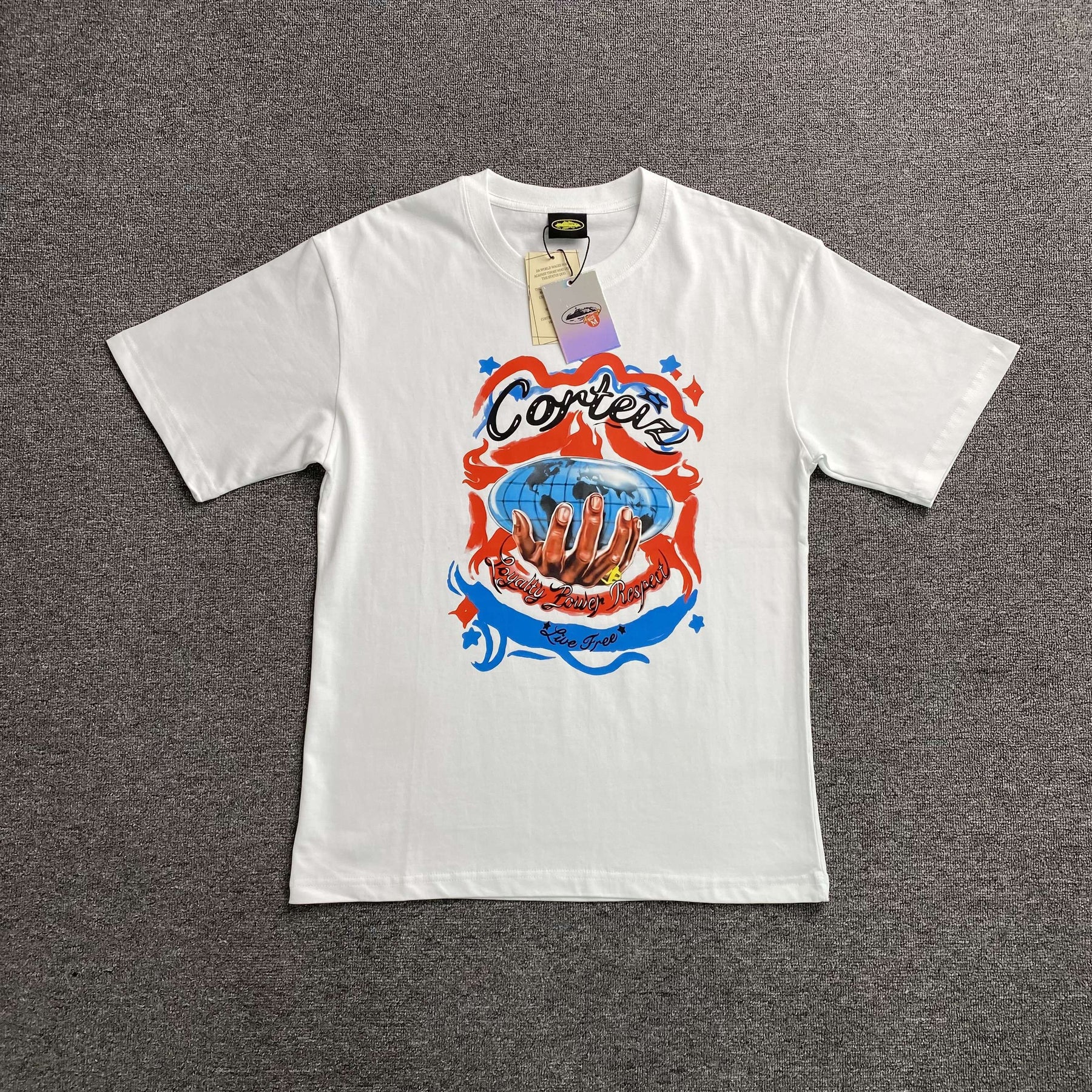 Camisa Corteiz x Barriers Worldwide  ( Branca )