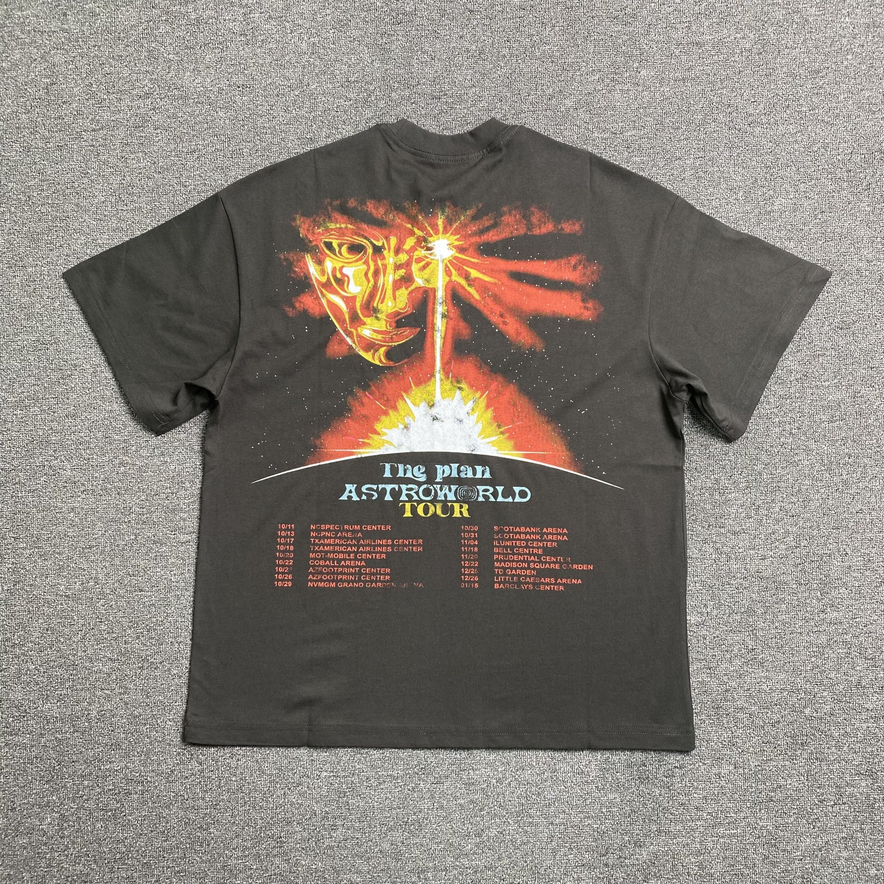 Camisa Cactus Jack “AstroWorld Tour” ( Cinza )