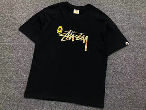 Camisa Bape x Stussy