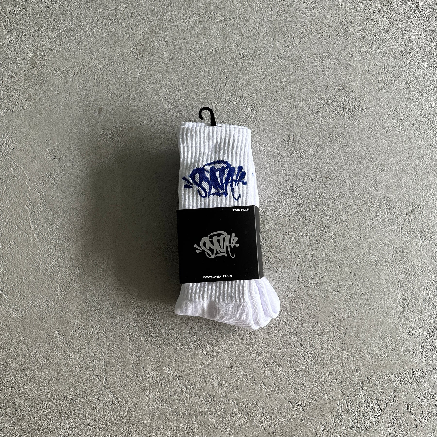 Meia Syna World Roxa e Branca / Azul e Preto ( Pack com 2 cores )