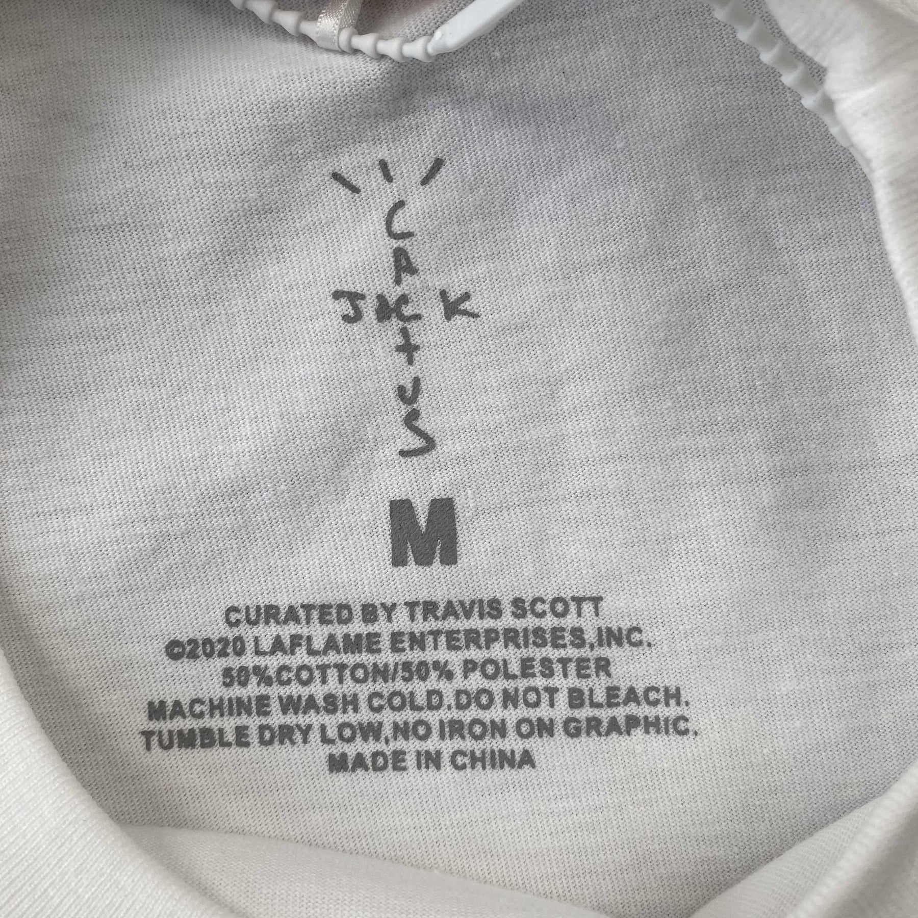 Camisa Cactus Jack “Football Skeleton” ( Branca )