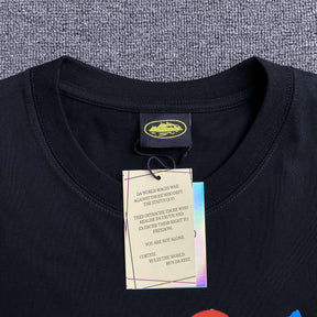 Camisa Corteiz x Barriers Worldwide  ( Preta )