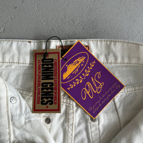 Shorts Corteiz “Denim Genes” ( Branco )