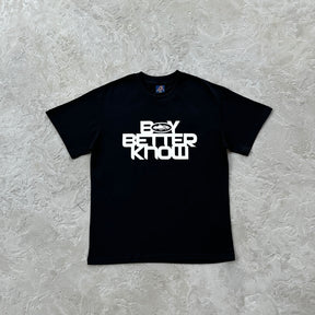 Camisa Corteiz x BBK “Better you know” ( Preta )