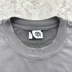Camisa Mertra Manga longa “Fake Two-Piece” ( Cinza )