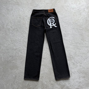 Calça Corteiz “Crest Chainstitch Baggy Jeans”