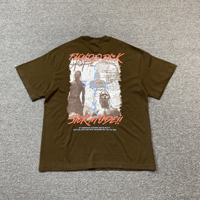 Camisa Cactus Jack ”Sick Mode” ( Marrom )