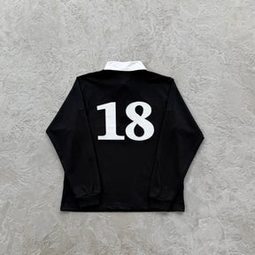 Sueter Corteiz “Paneled Rugby” ( Preto )