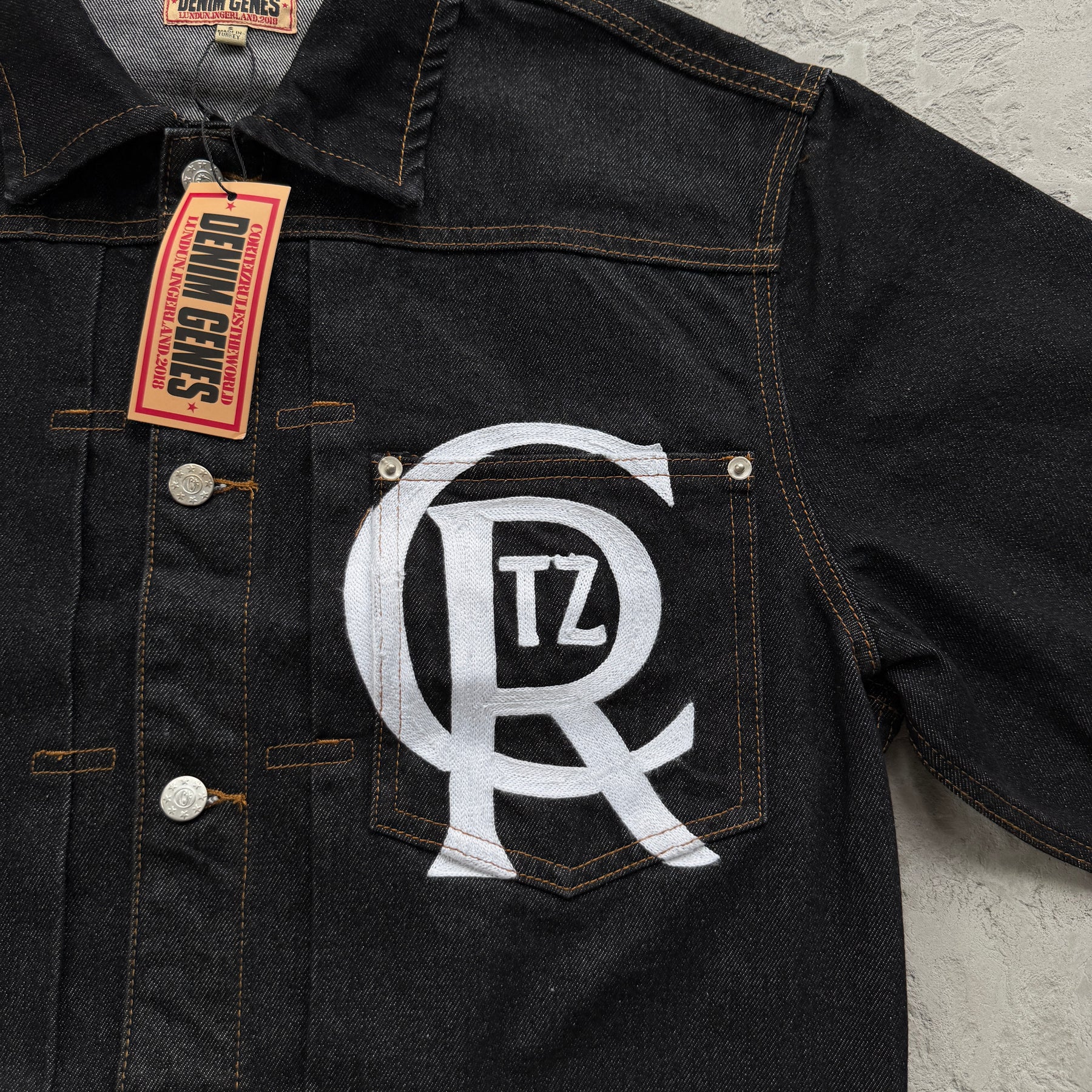 Jaqueta Corteiz “Chainstitch Denim Jacket”