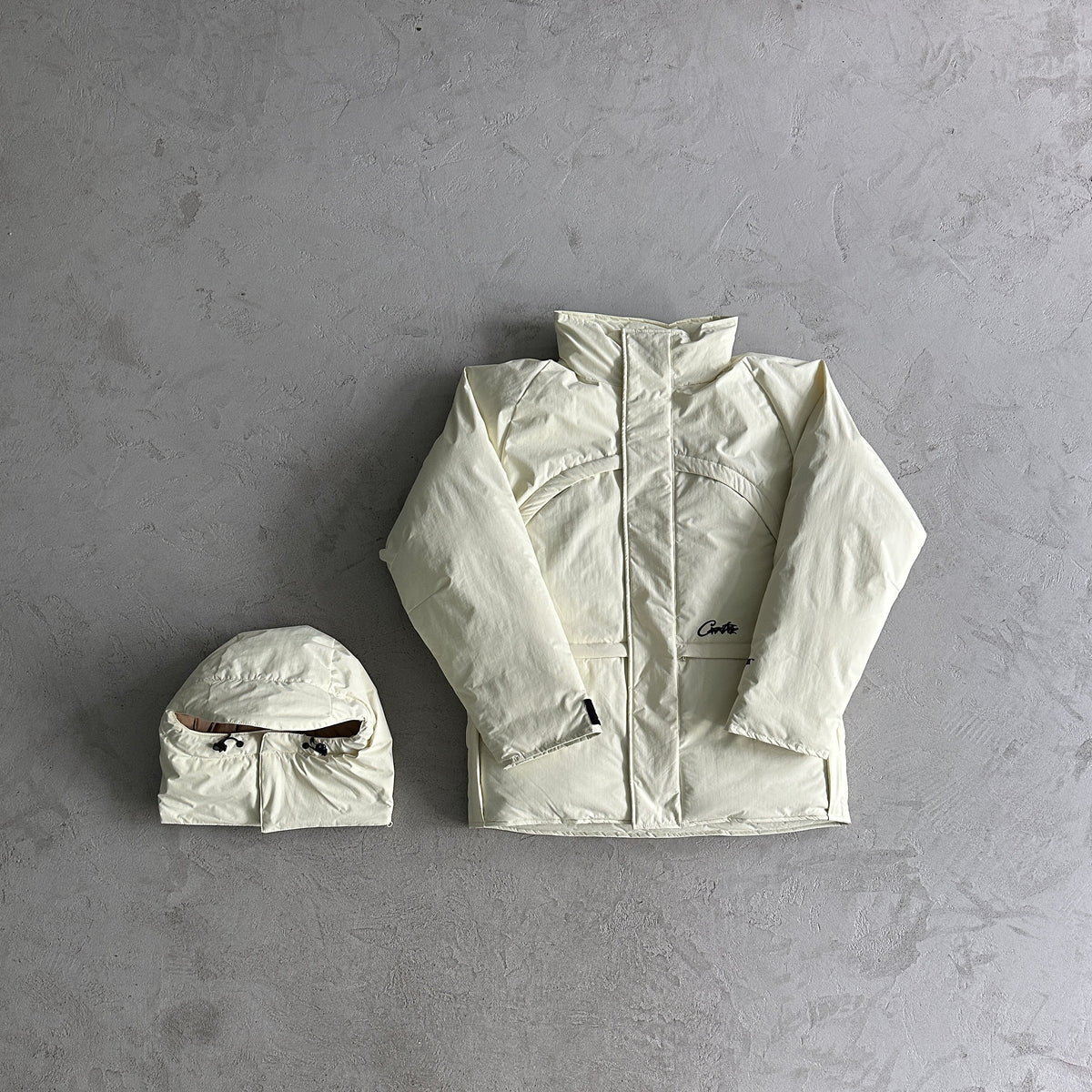 Jaqueta Corteiz “Bolo B.I.G” ( Branca )