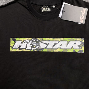 Camisa Hellstar “Box Logo Camo” ( Preta )