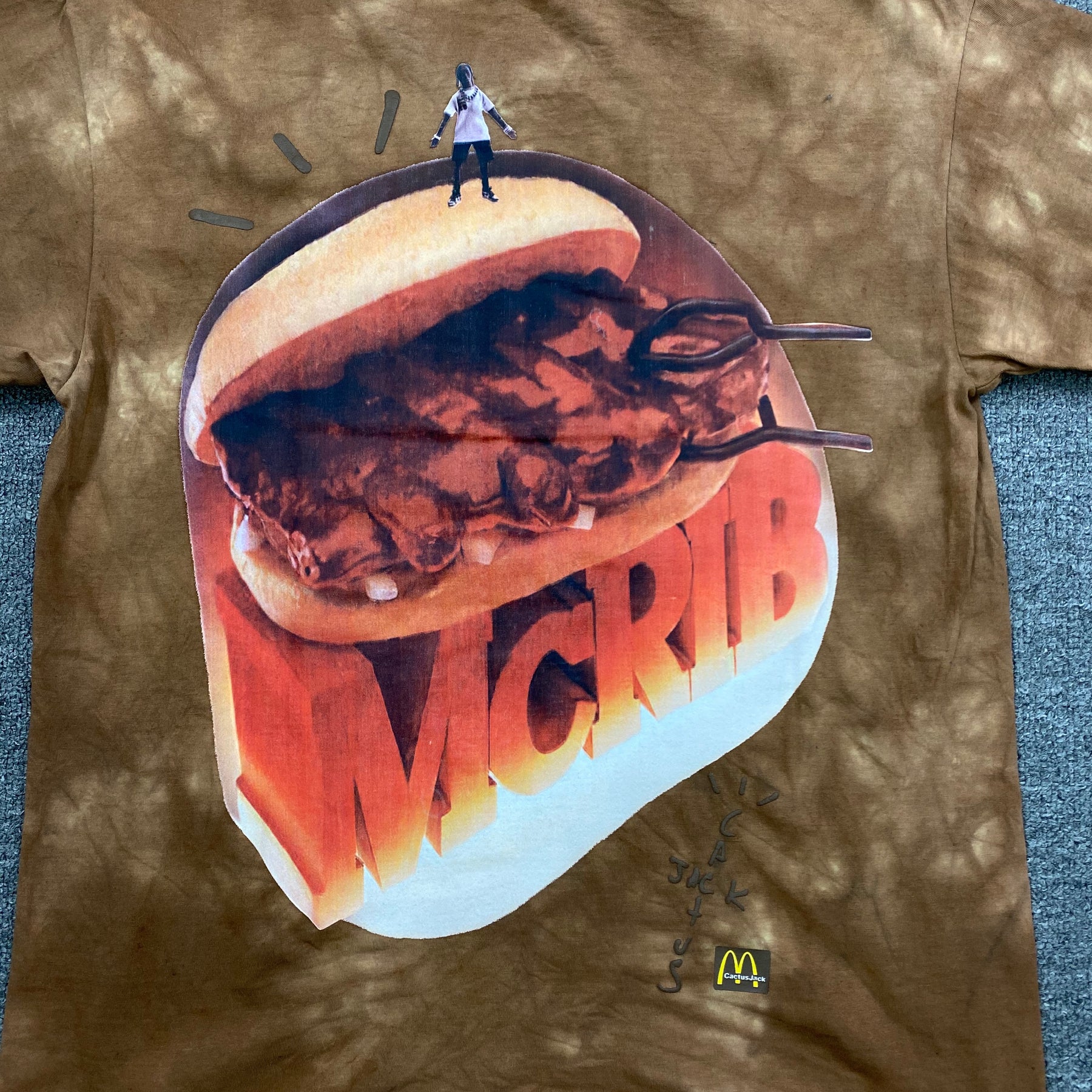 Camisa Cactus Jack x Mc Donald's “Mc Rib”
