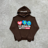Moletom Broken Planet “It Starts With Luv”