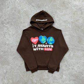 Moletom Broken Planet “It Starts With Luv”