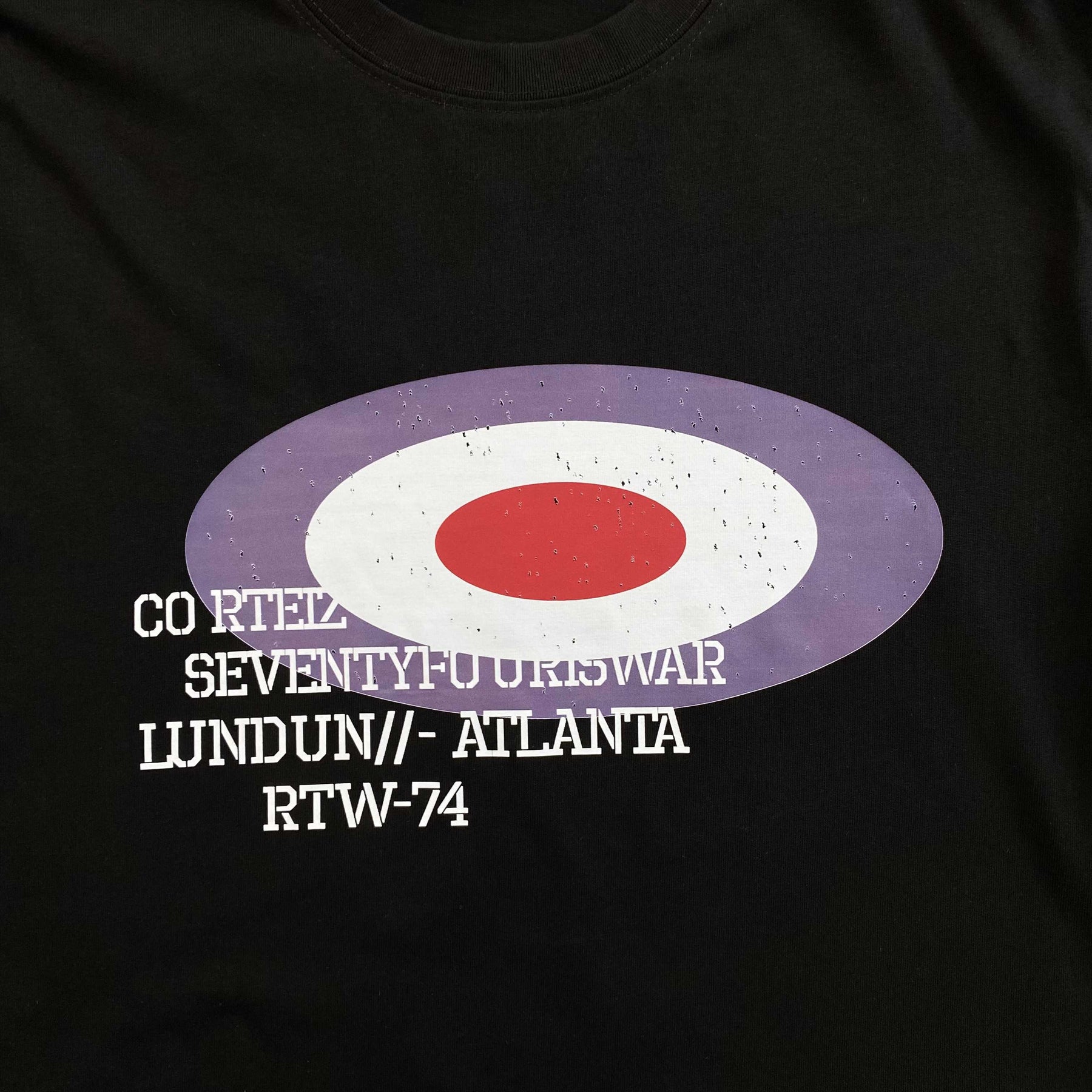 Camisa Corteiz “Atlanta RTW-74” ( Preta )