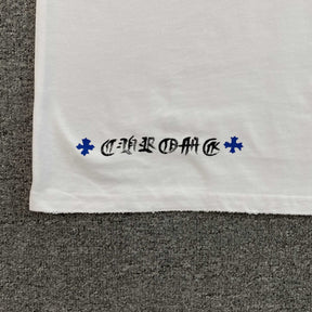 Camisa Chrome Hearts “Blue Plus Cross” ( Branca )