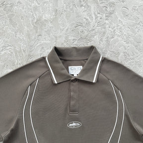 Conjunto Corteiz “Island Pique Polo Set” ( Cinza )