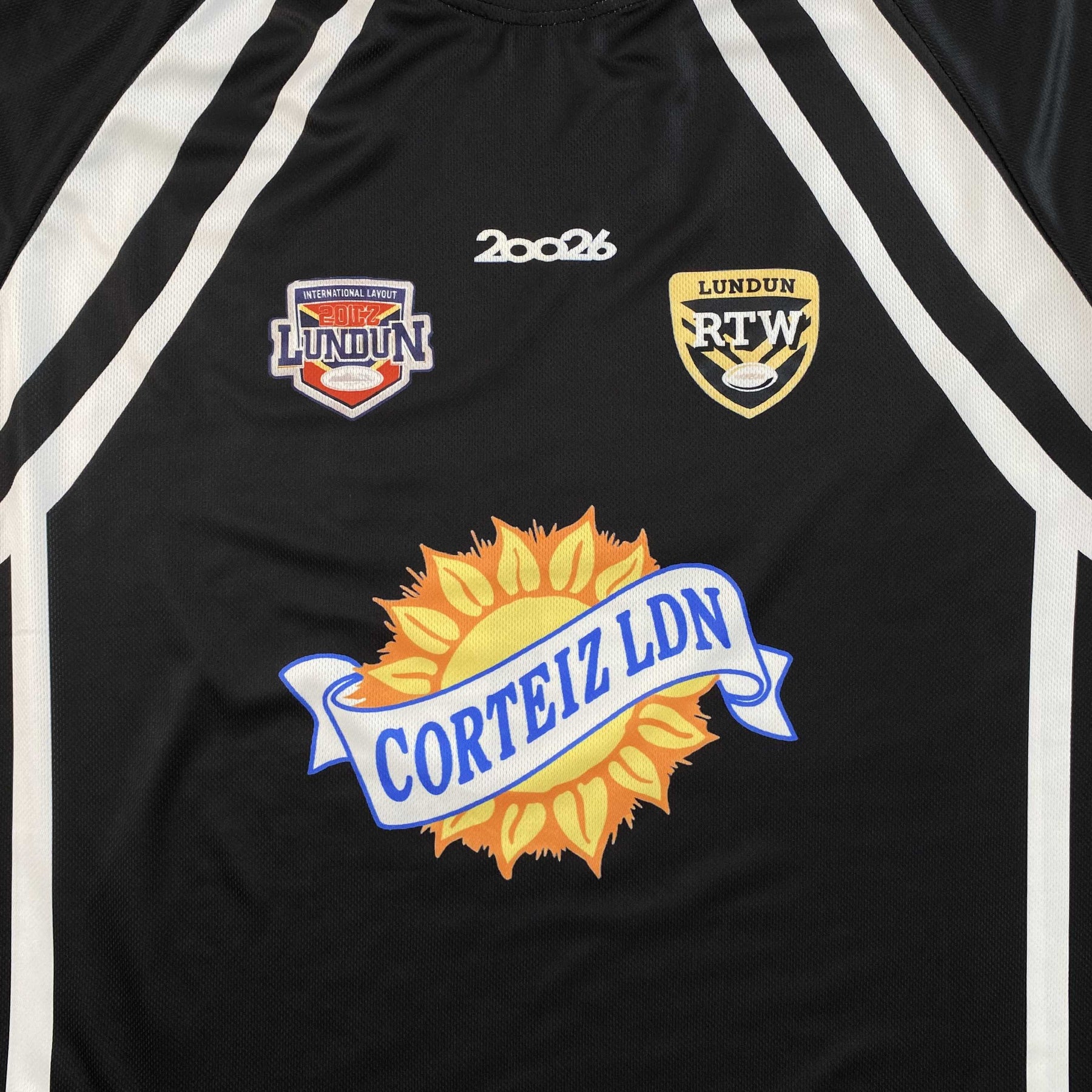 Camisa Corteiz “Rugby League” ( Preta )
