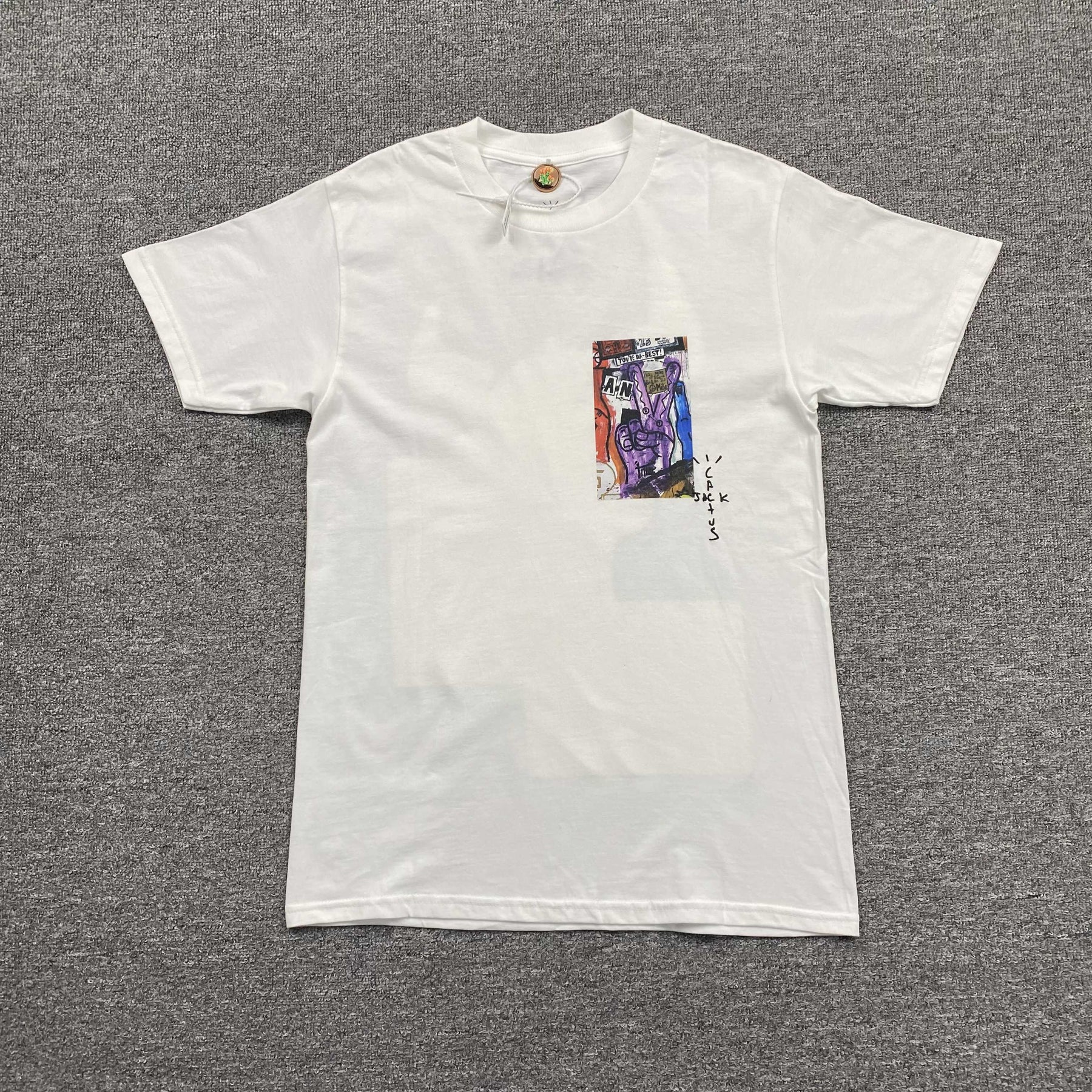 Camisa Cactus Jack “Devil” ( Branca )