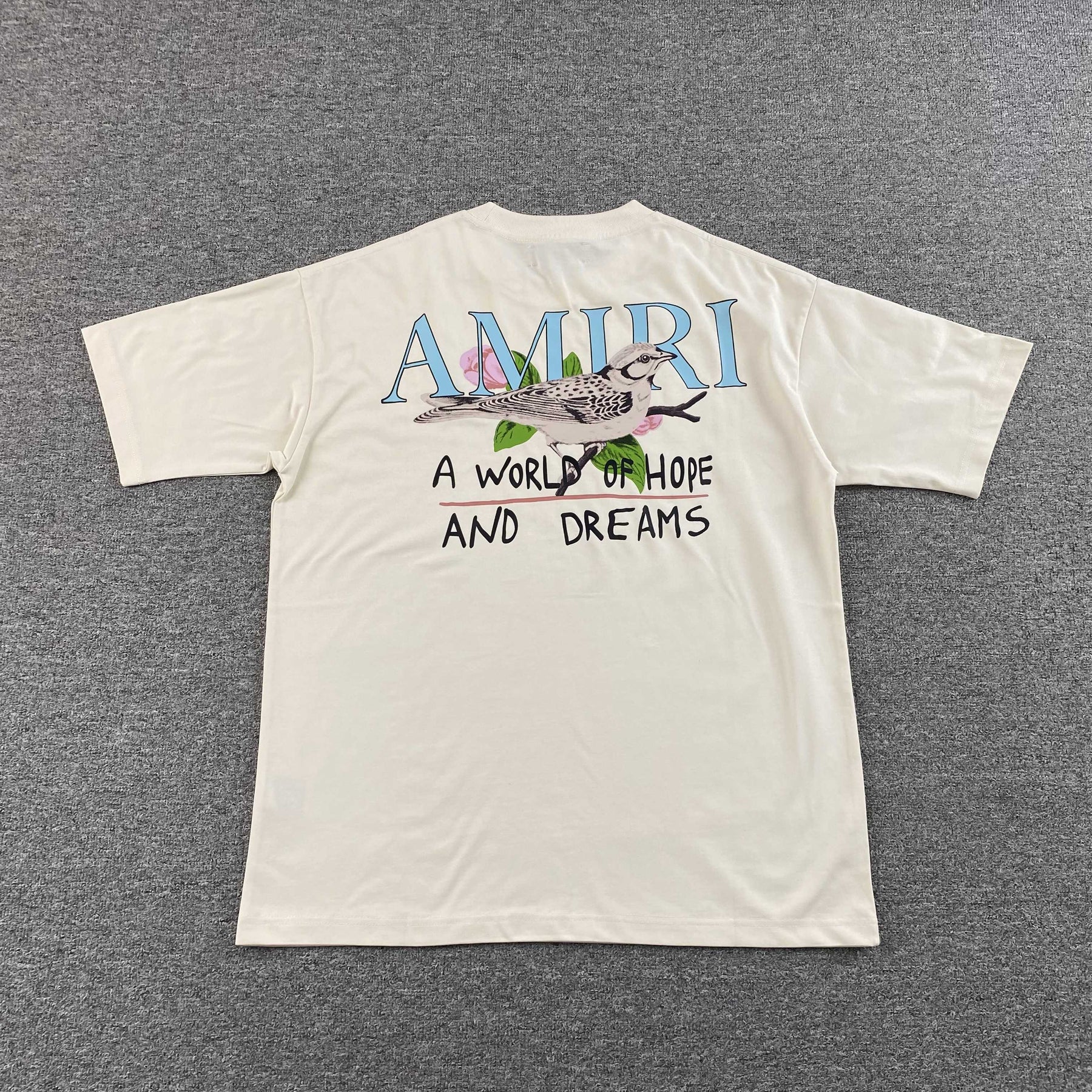 Camisa Amiri “A World Of Hope and Dreams” ( Branca )