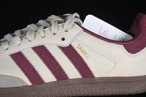 Adidas Samba “Putty Grey Maroon”