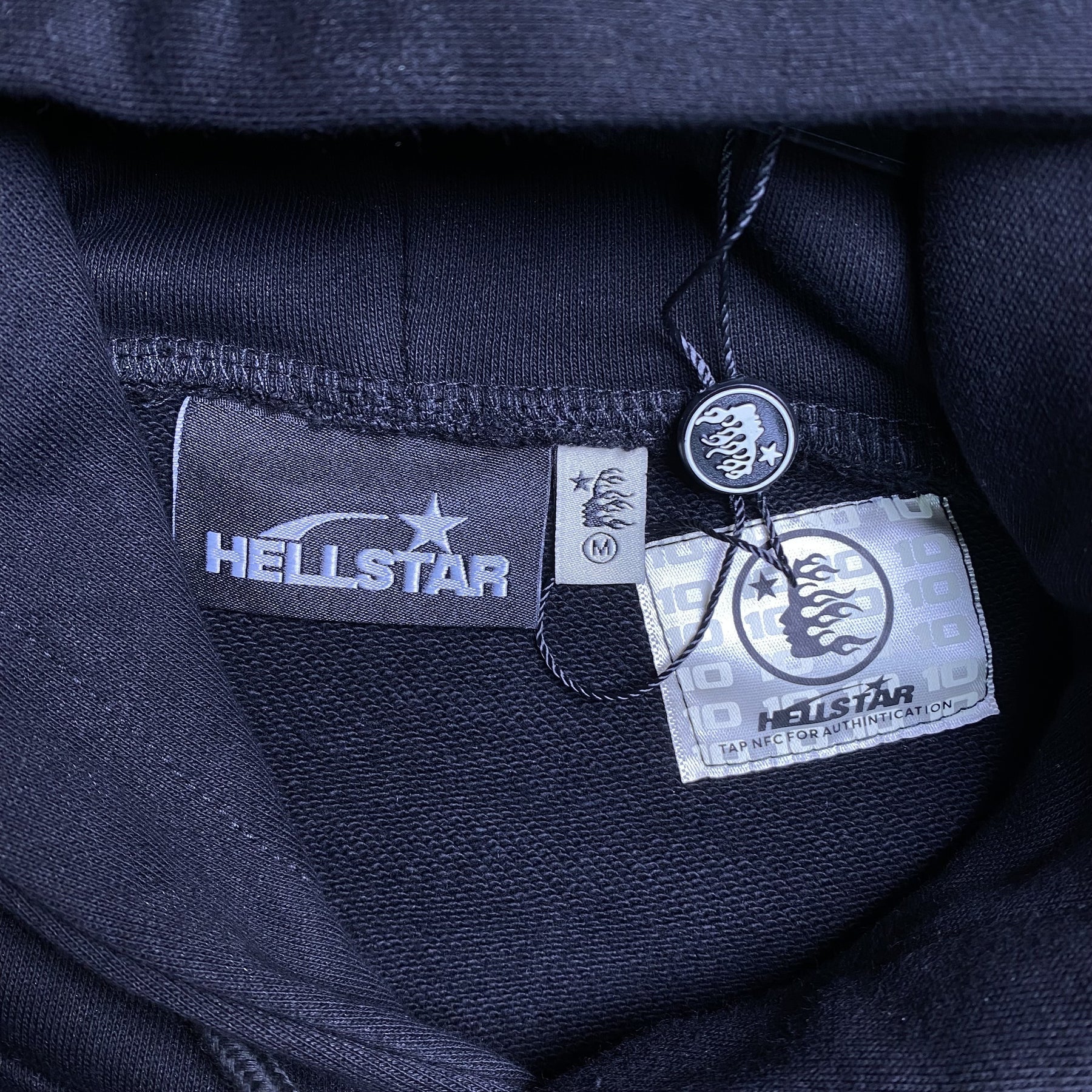 Moletom Hellstar “Glitter Zip Up” ( Preta )