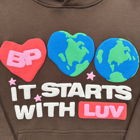 Moletom Broken Planet “It Starts With Luv”