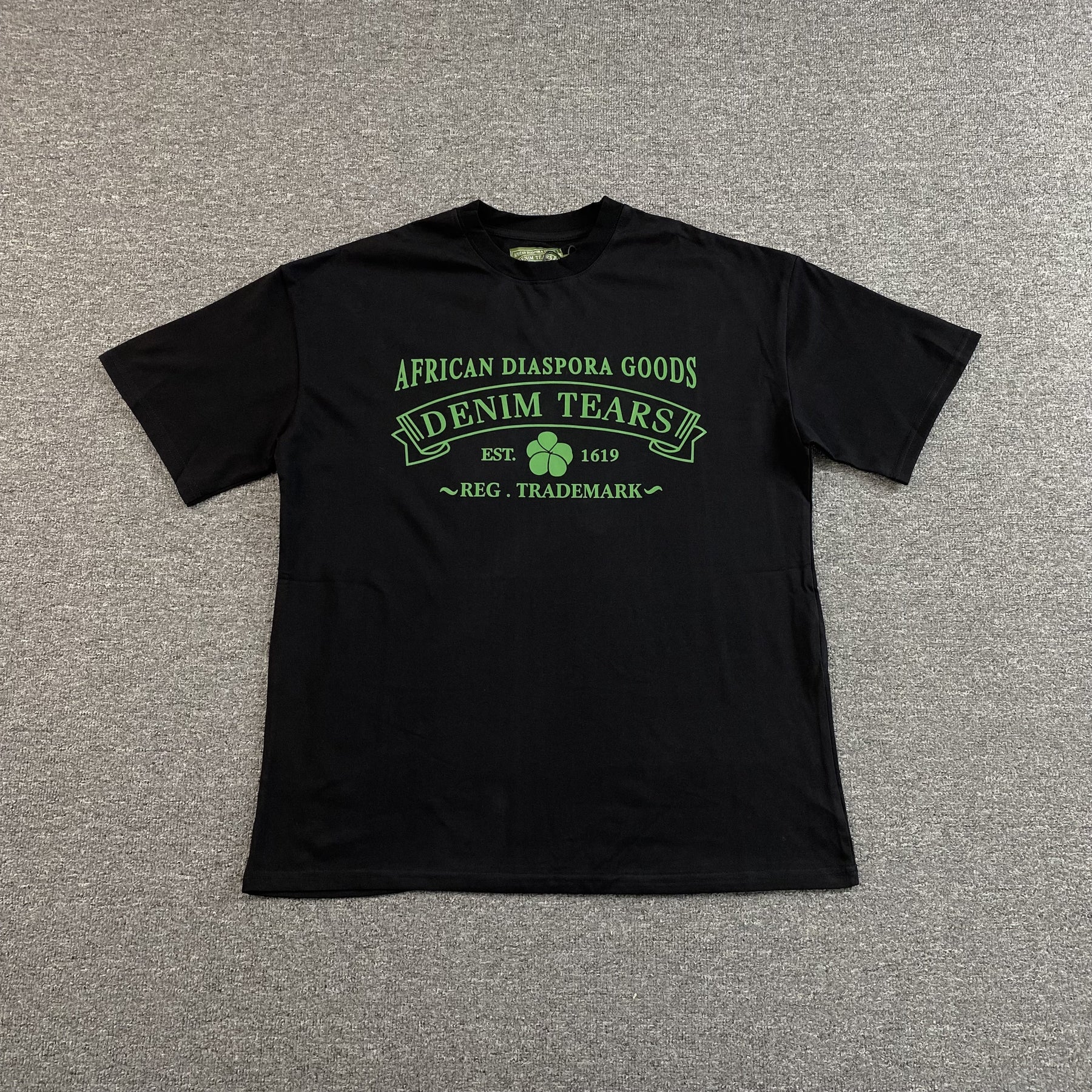 Camisa Denim Tears “African Diaspora Goods” ( Preta )